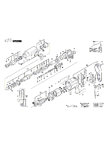 Vue éclatée Bosch PBH14-E 0603243703#01