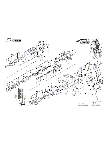 Vue éclatée Bosch PBH20RE 0603243803#01