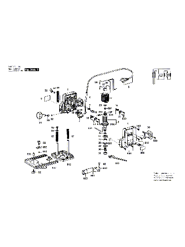 Vue éclatée Bosch POF400 0603261103#01
