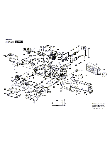 Vue éclatée Bosch PBS60AE 0603275603#01