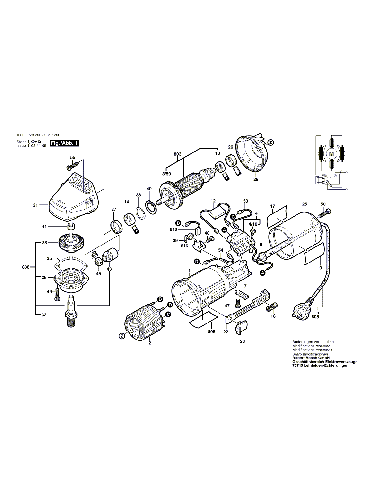 Vue éclatée Bosch PWS500 0603278260#01
