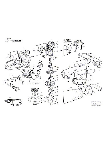 Vue éclatée Bosch PEX125A 0603283003#01