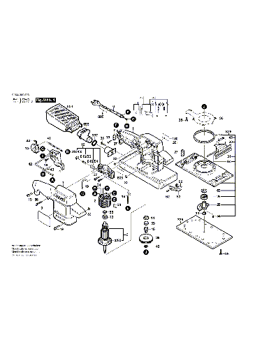 Vue éclatée Bosch PSS28AE 0603285503#01