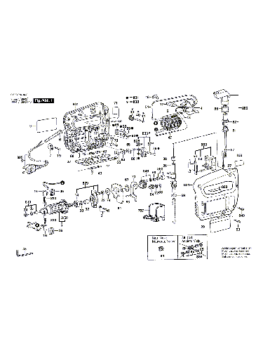 Vue éclatée Bosch PST65PAE 0603286903#01