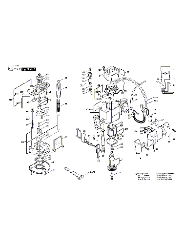 Vue éclatée Bosch POF800ACE 0603291703#01