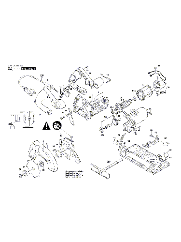 Vue éclatée Bosch PKS40 0603328003#01