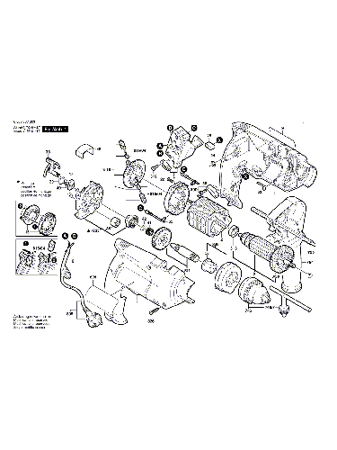 Vue éclatée Bosch PSB450 0603337303#01