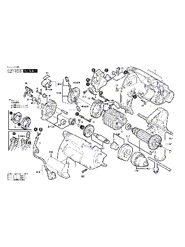 Vue éclatée Bosch PSB450RE 0603337503#01