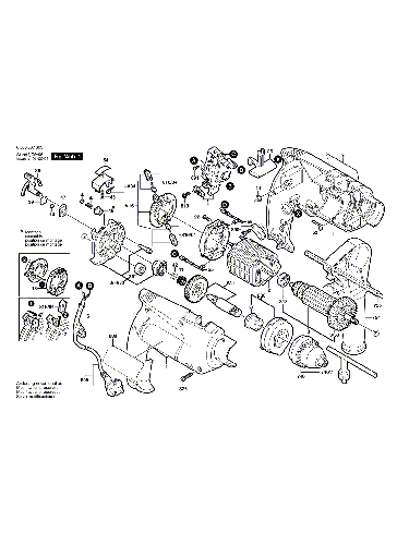 Vue éclatée Bosch PSB500RE 0603337603#01