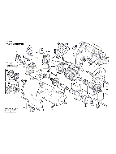 Vue éclatée Bosch PSB600-2 0603338003#01