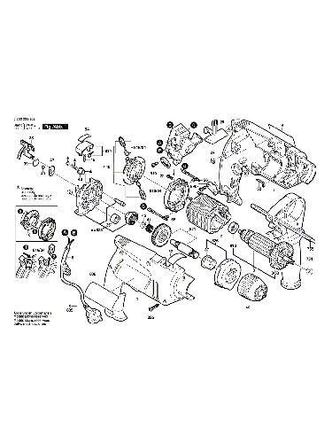 Vue éclatée Bosch PSB570RE 0603338603#01