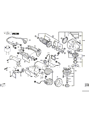 Vue éclatée Bosch PWS1800 0603349020#01