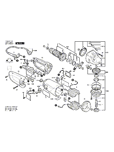 Vue éclatée Bosch PWS21-230 0603350167#01