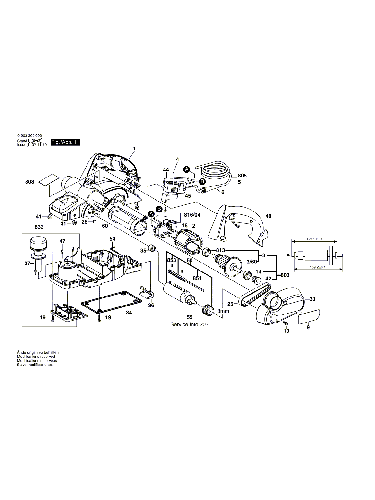 Vue éclatée Bosch PHO16-82 0603365060#01