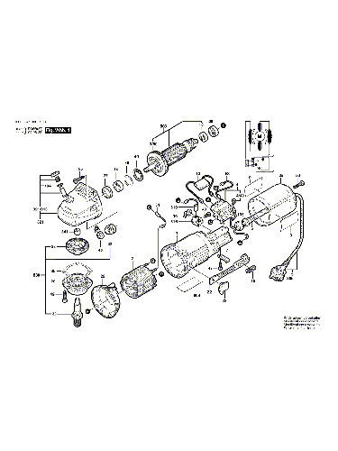 Vue éclatée Bosch PWS600 0603371903#01