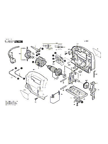 Vue éclatée Bosch PST6500E 0603380770#01