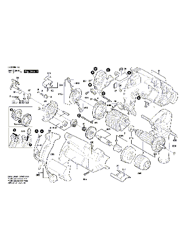 Vue éclatée Bosch PSB650RE 0603386180#01