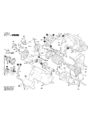 Vue éclatée Bosch PSB650RE 0603386503#01