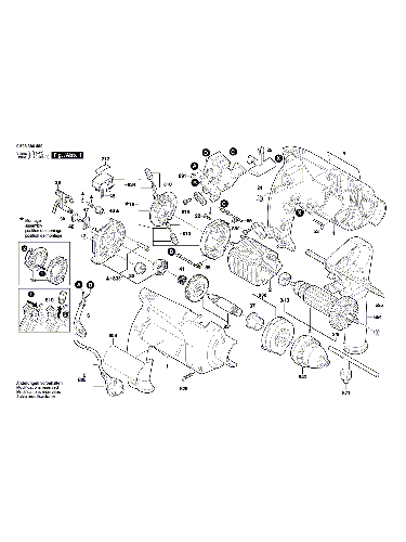 Vue éclatée Bosch PSB650RE 0603386580#01