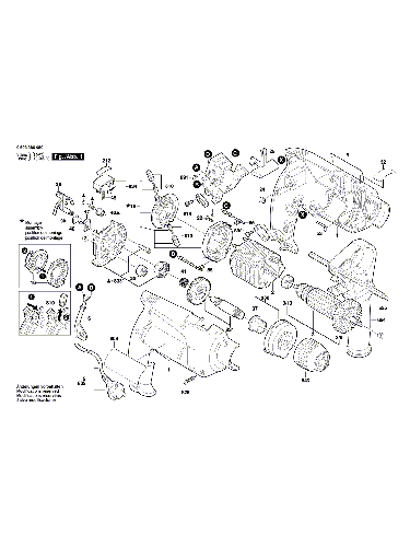 Vue éclatée Bosch PSB650RE 0603386686#01