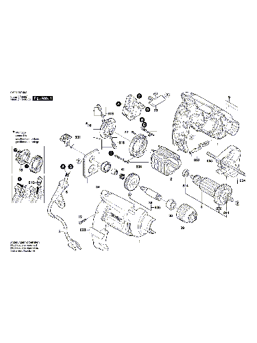 Vue éclatée Bosch PSB550RE 0603387503#01