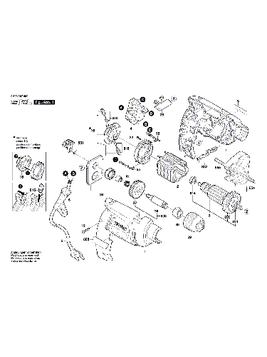 Vue éclatée Bosch PSB550RE 0603387580#01