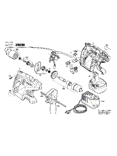 Vue éclatée Bosch PSB14,4V 0603913420#01