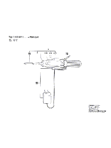 Vue éclatée Bosch PSR2,4V 0603927003#01