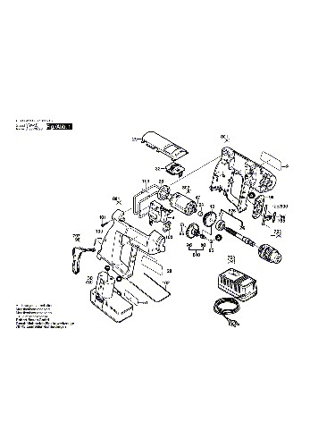 Vue éclatée Bosch PBM7,2VS-2 0603933003#01
