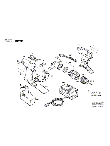 Vue éclatée Bosch PSR12VES-2 0603936567#01