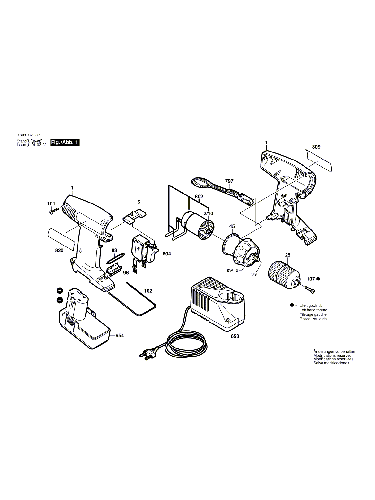 Vue éclatée Bosch PSR72 0603937764#01