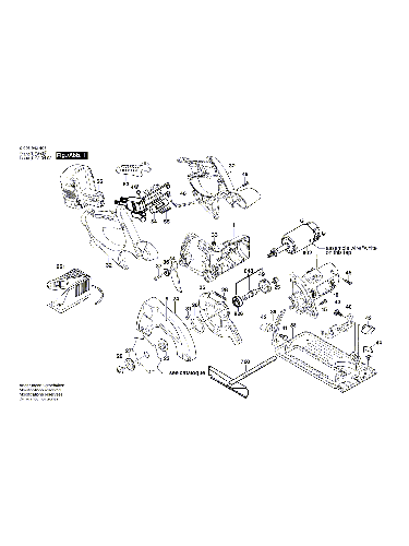 Vue éclatée Bosch PKS14,4V 0603942403#01