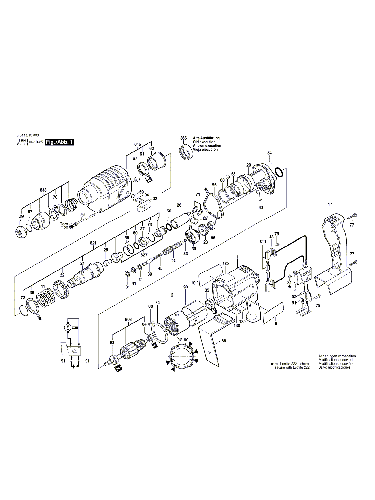 Vue éclatée Bosch GBH24V 0611213048#01