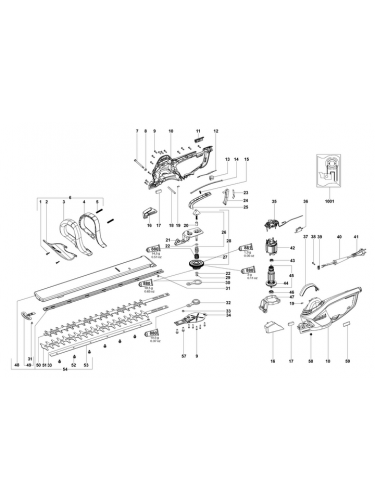 Vue éclatée METABO 08765181#01