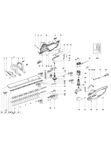 Vue éclatée METABO 08855181#01