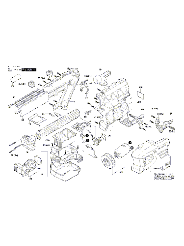 Vue éclatée Bosch GDE18V-12 1600A028H8#01