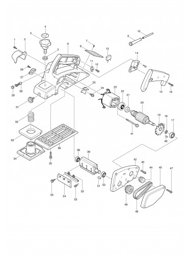 Vue éclatée Makita 1900B#01