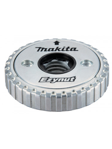 Écrou de serrage rapide ''Ezynut'' pour meuleuses Ø 115*, Ø 125*, Ø 180 et Ø 230 mm Makita