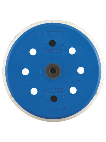 Plateau auto-agrippant dur, pour ponceuse excentrique BO6050 Makita