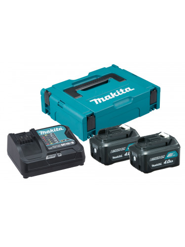 Pack Énergie 12V CXT Li-Ion (2 batteries + 1 chargeur) avec coffret MAKPAC Makita