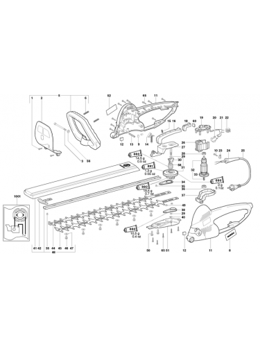 Vue éclatée METABO 20018000#01