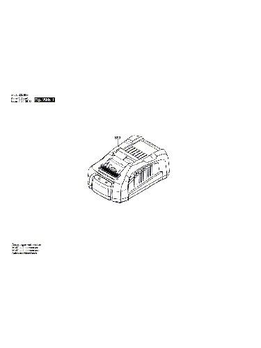 Vue éclatée Bosch GAL3680CV 2607225899#01