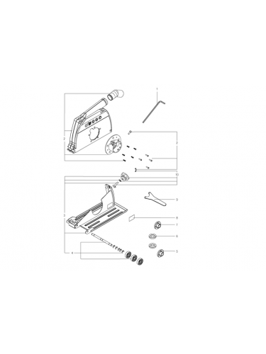 Vue éclatée METABO 26752000#01