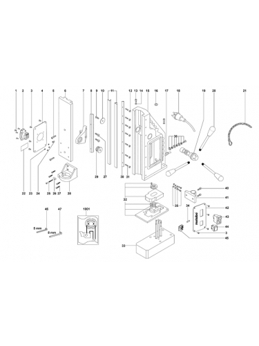 Vue éclatée METABO 27100000#01