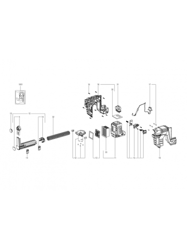 Vue éclatée METABO 31358000#01