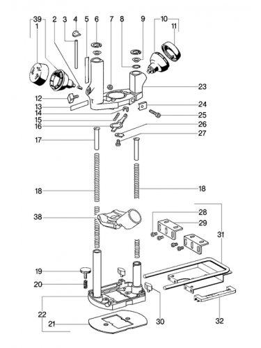 Vue éclatée METABO 31501000#01
