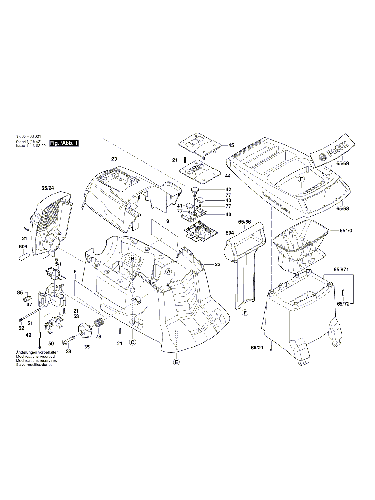 Vue éclatée Bosch AXT25D 3600H03101#01