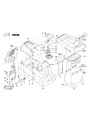 Vue éclatée Bosch AXT25TC 3600H03301#01