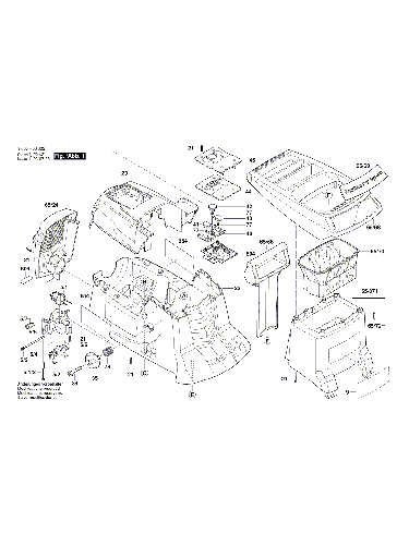 Vue éclatée Bosch AXT25TC 3600H03302#01