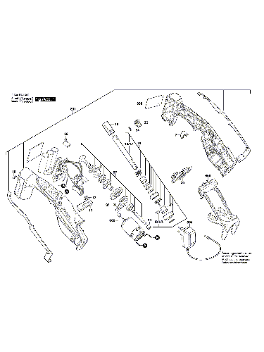 Vue éclatée Bosch KEO10,8LI 3600H61900#01